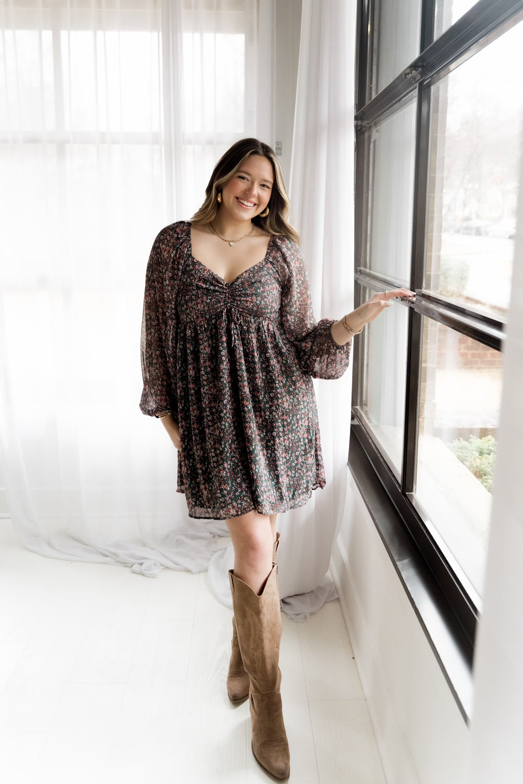 Floral Garden Mini Dress