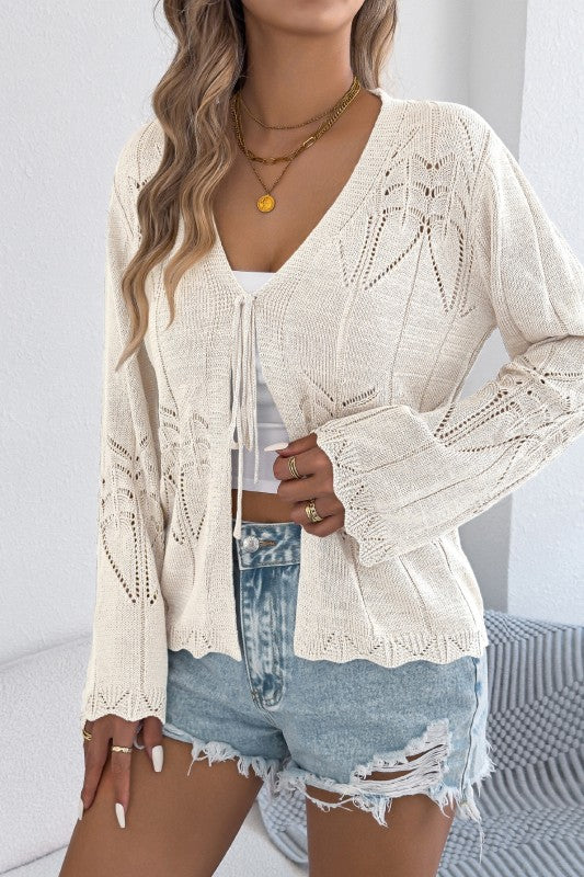 Megan Cardigan: Ivory