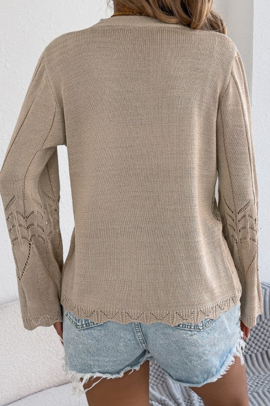 Megan Cardigan: Ivory
