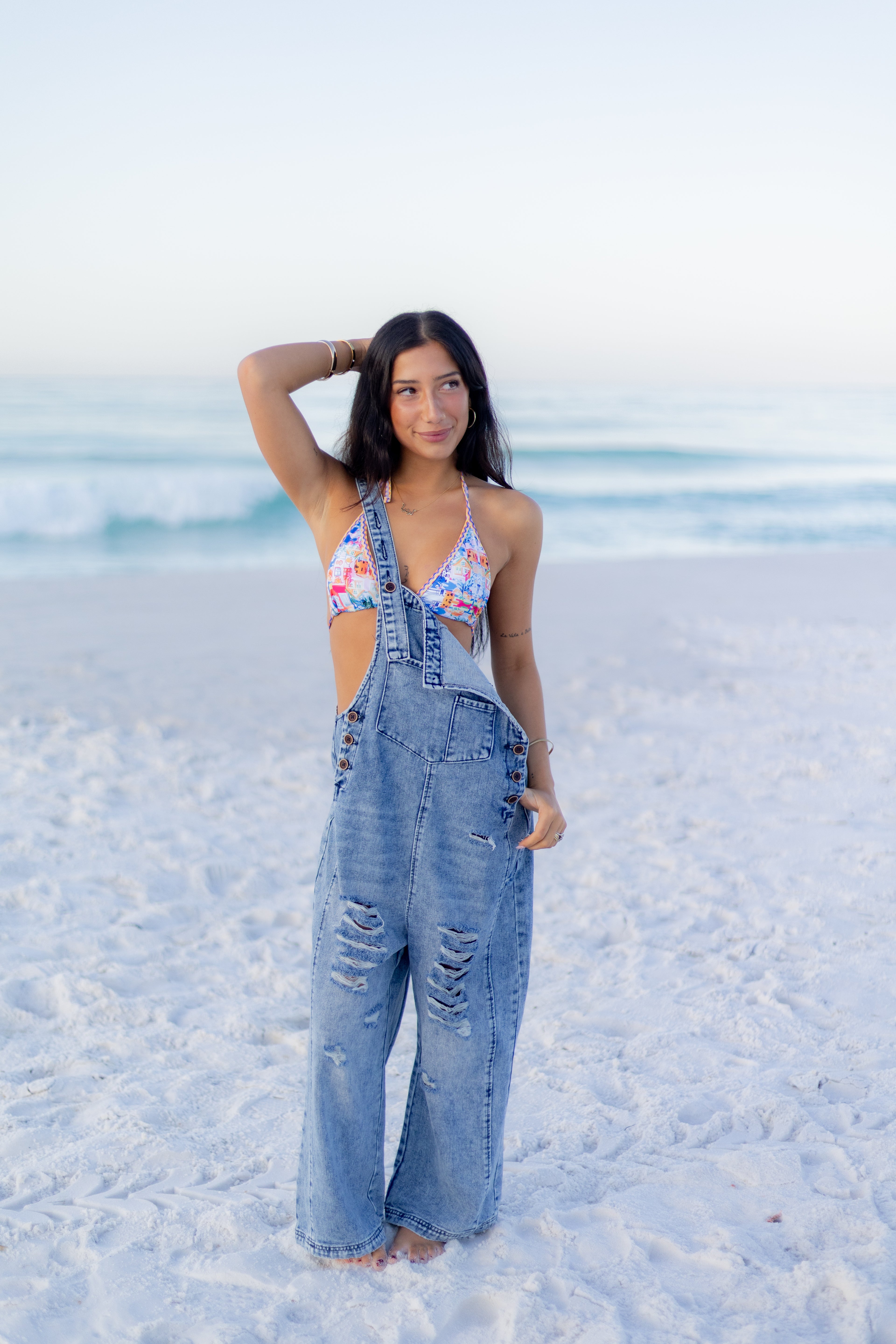 Stone Blue Overalls