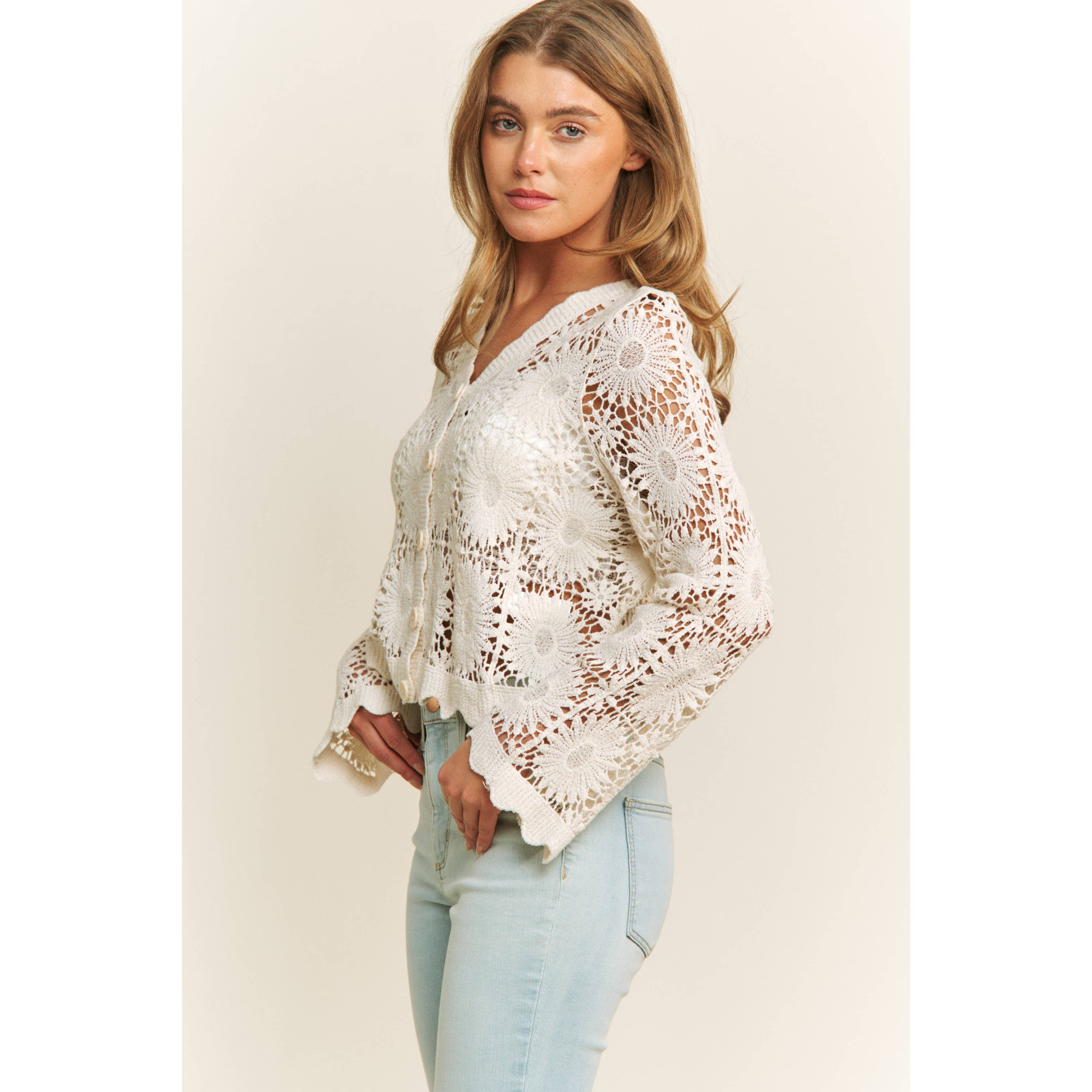 Daisy Crochet Top