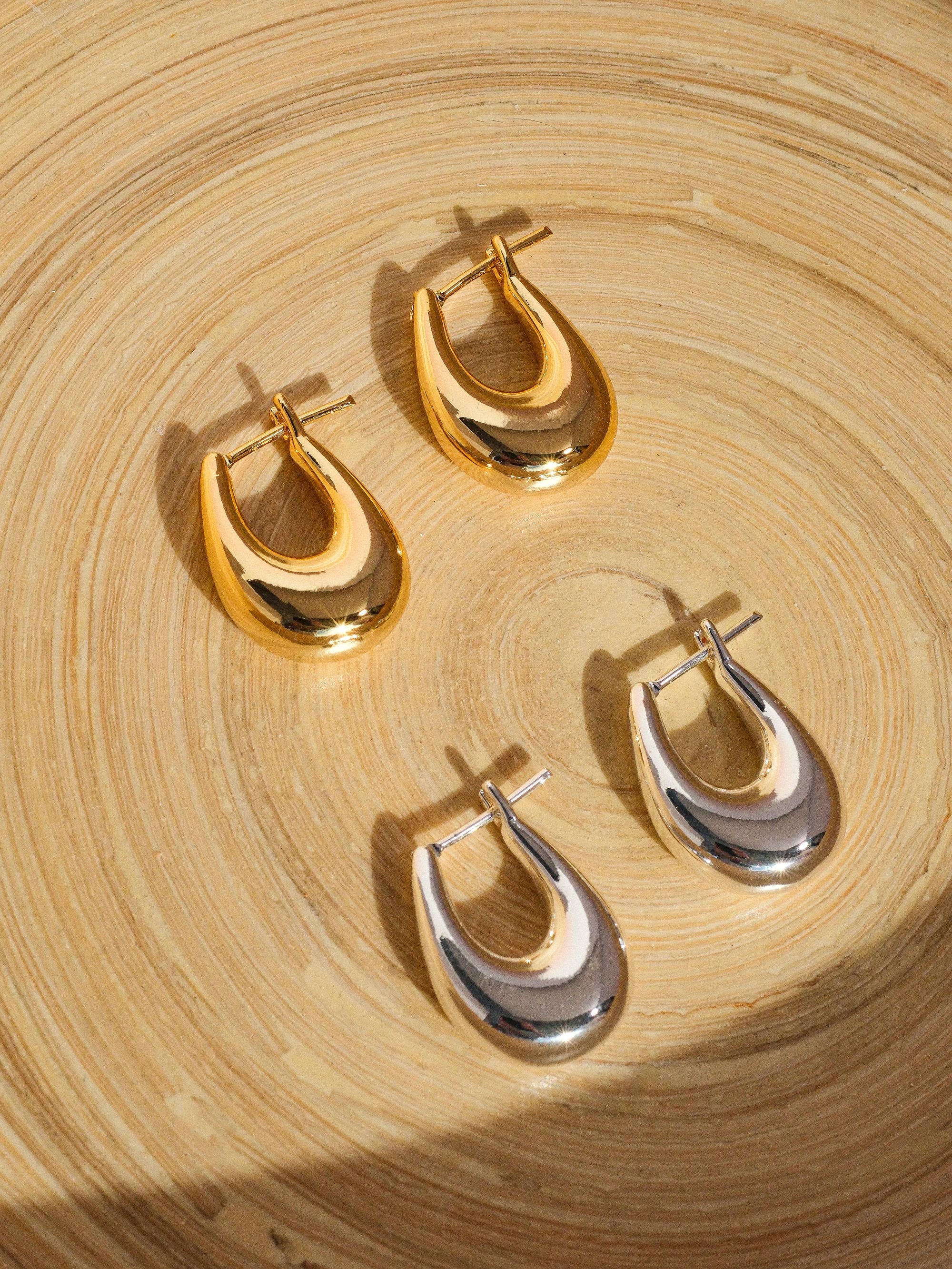 Kenzie Droplet Hoop Earring