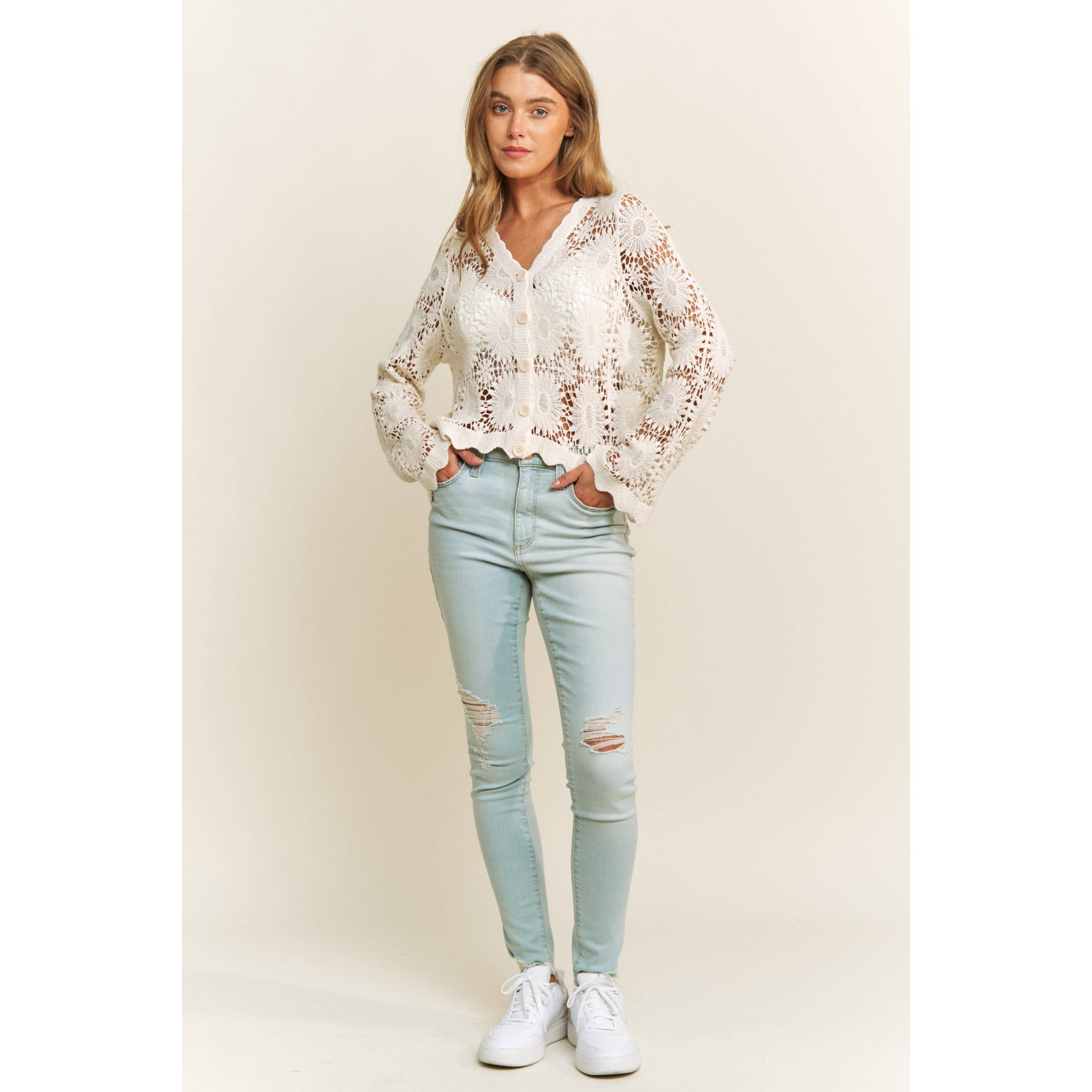 Daisy Crochet Top
