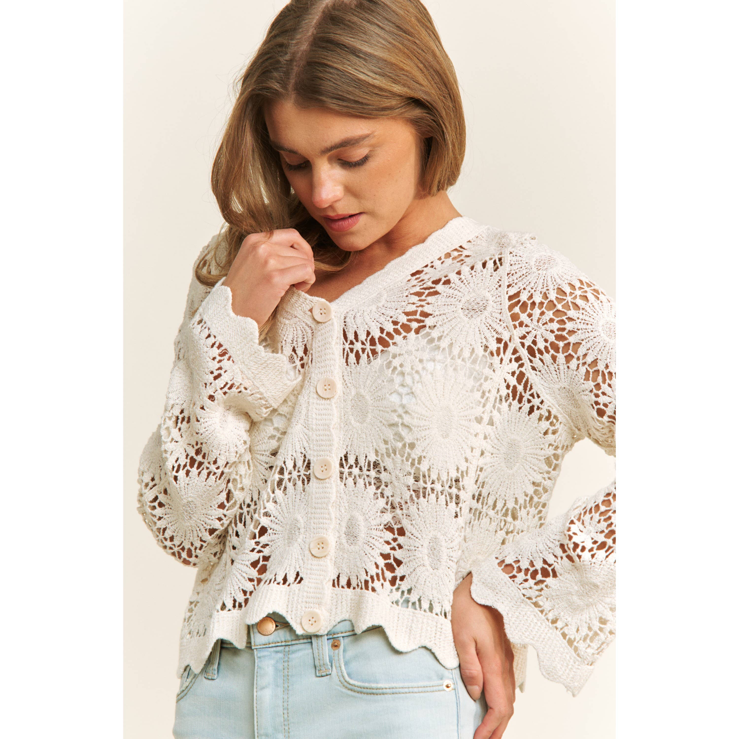 Daisy Crochet Top