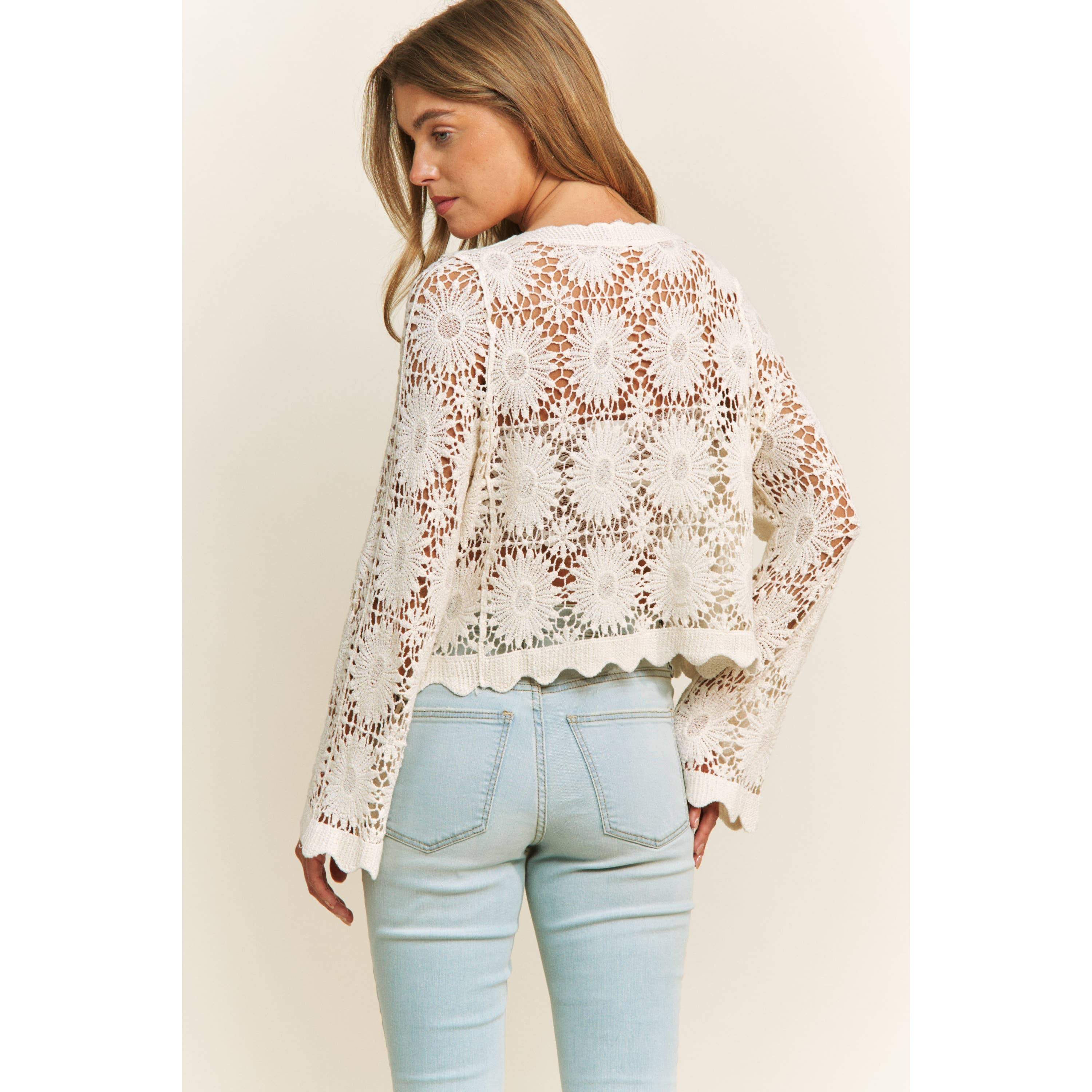 Daisy Crochet Top