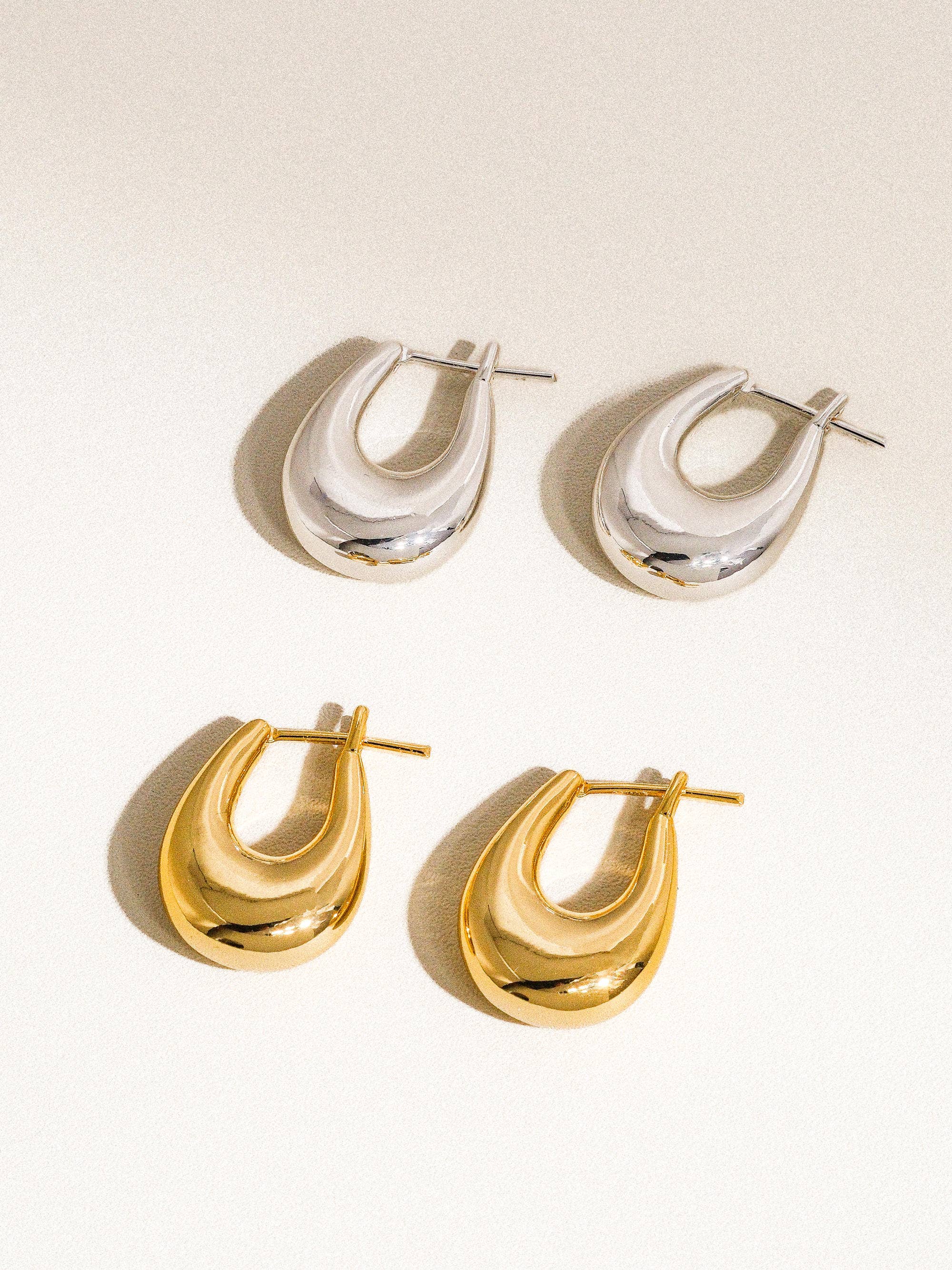 Kenzie Droplet Hoop Earring