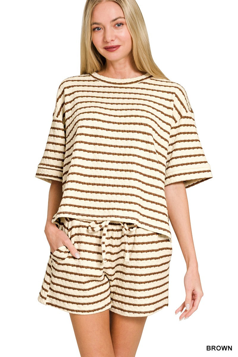 Easy Days Stripe Lounge Set