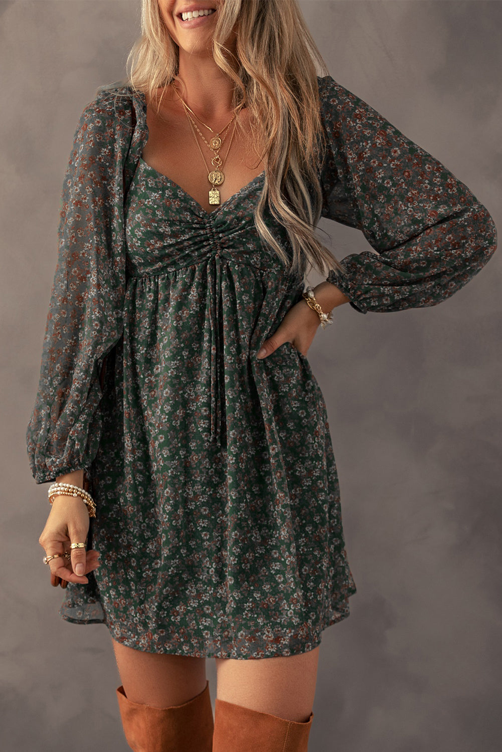 Floral Garden Mini Dress