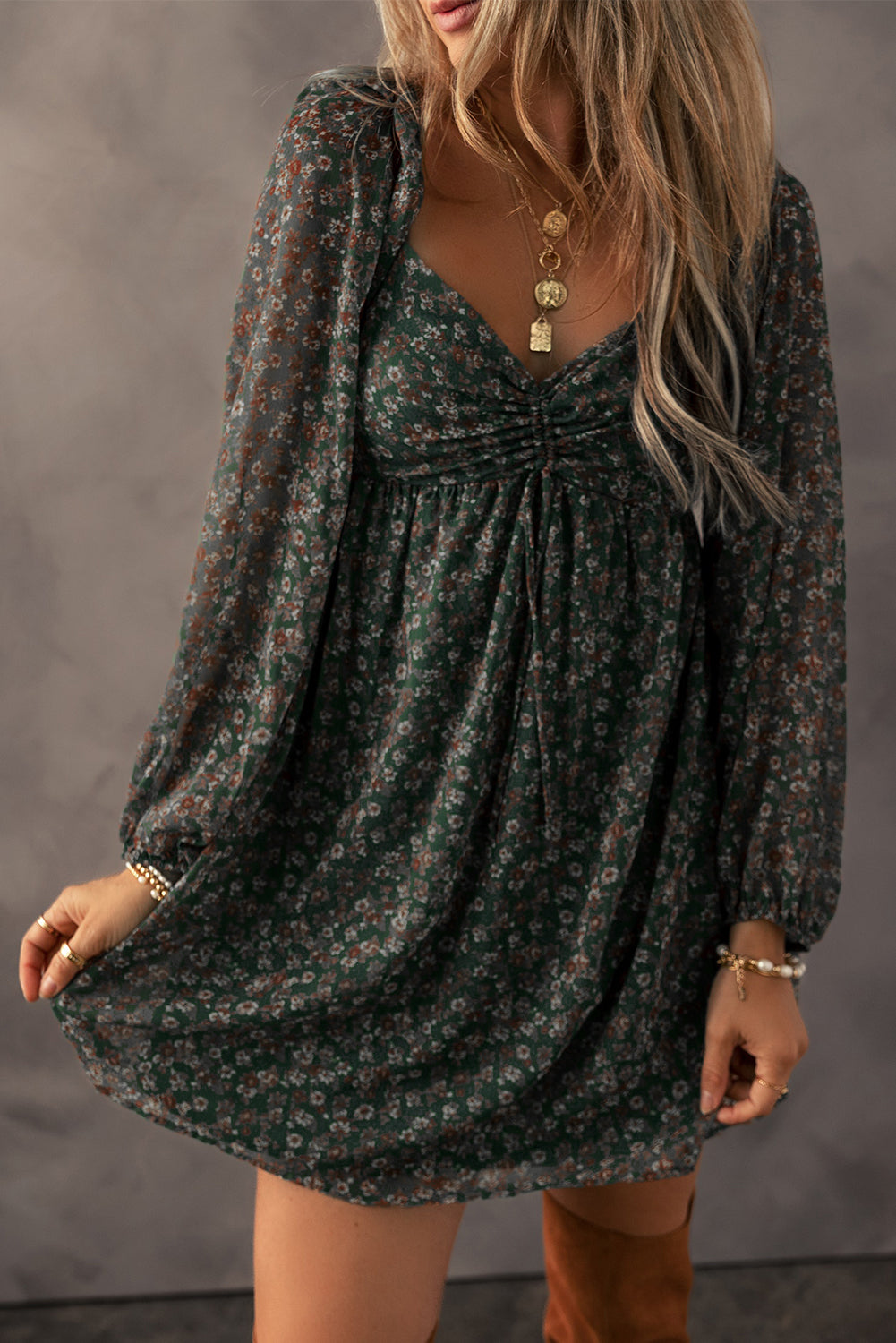 Floral Garden Mini Dress