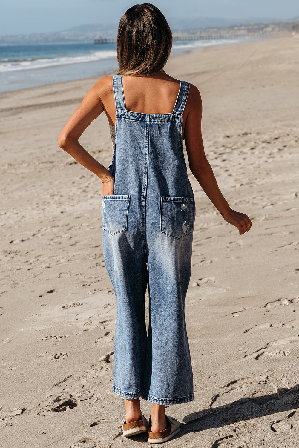 Stone Blue Overalls