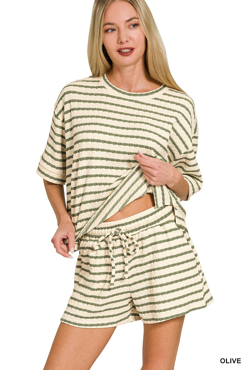 Easy Days Stripe Lounge Set