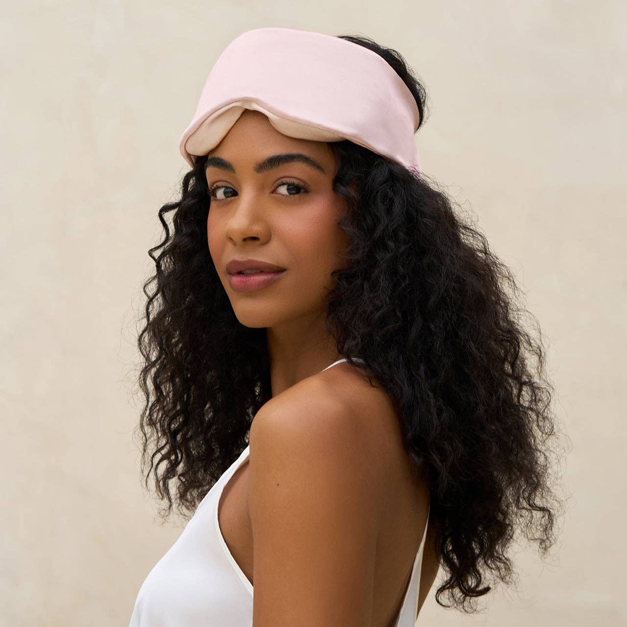 Blush Contour Pillow Eye Mask