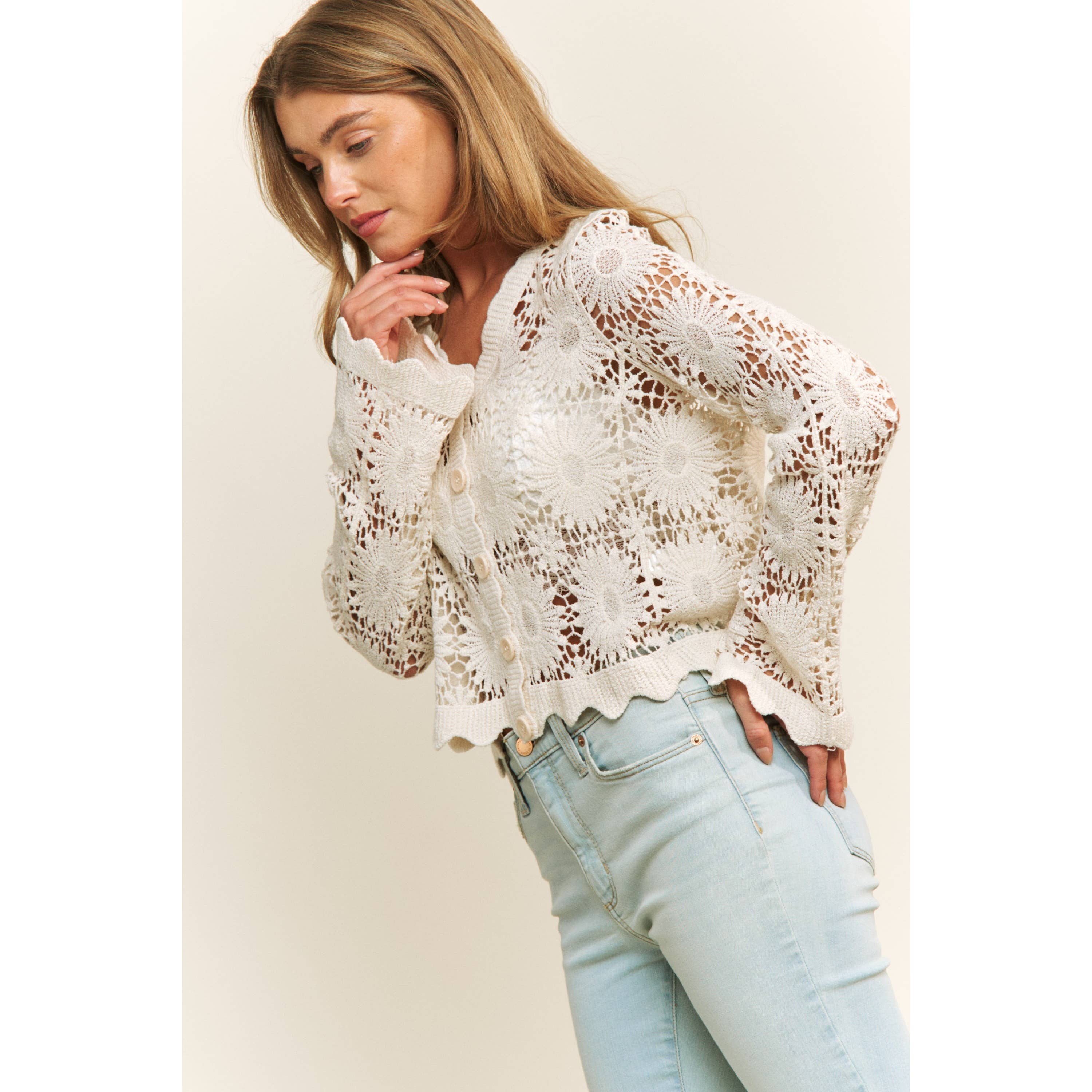 Daisy Crochet Top