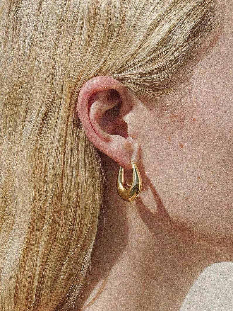 Kenzie Droplet Hoop Earring